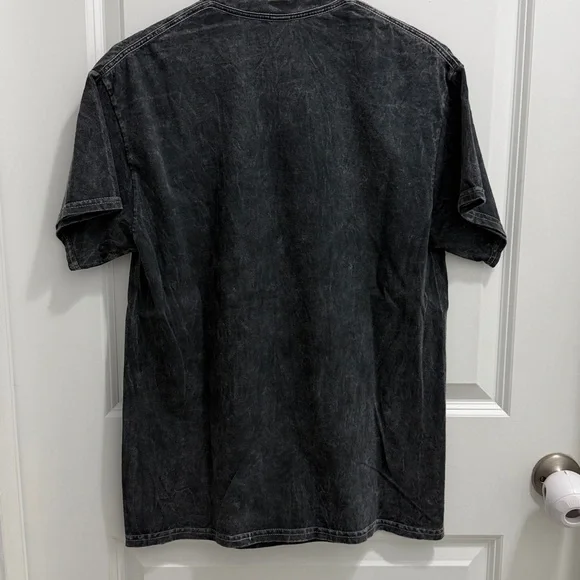 NIRVANA Smiley Face Rock Band Tee Distressed T-Shirt Size M - Picture 3 of 3